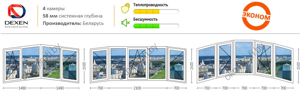 Цена эркерных окон Цена эркерных окон
